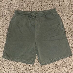 KSUBI Olive Green 100% Cotton Shorts Large